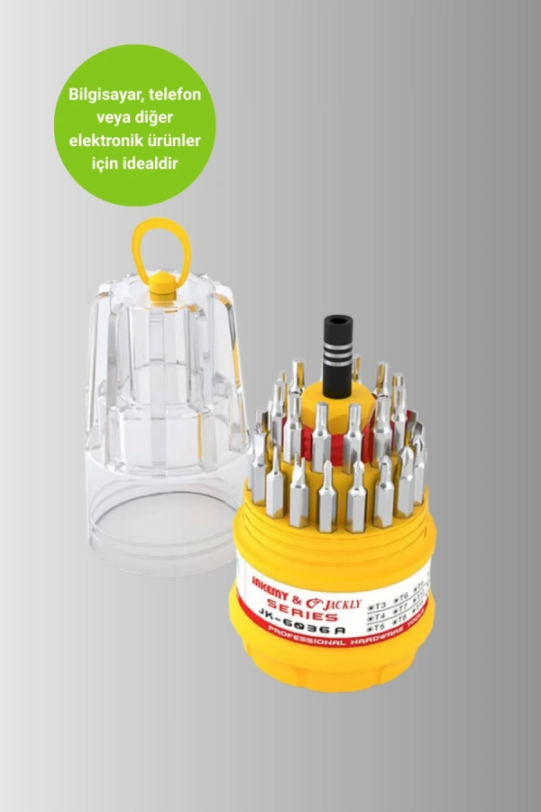 Elektronik Tamir Tornavida Seti Ateşe Dayanıklı ve Ergonomik