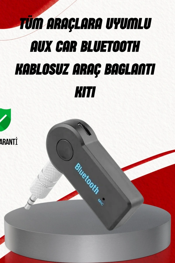 Eller Serbest Özellikli Bluetooth AUX Araç Kiti