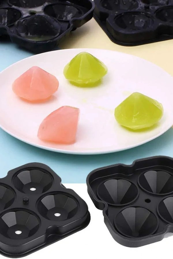 Elmas Şekilli Buz Yapma Kalıbı