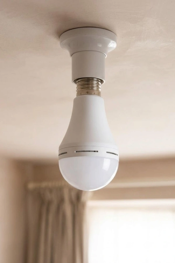 Enerji Tasarruflu Şarjlı Ampul 35W Soğuk Beyaz E27 Duy Yüksek Performans