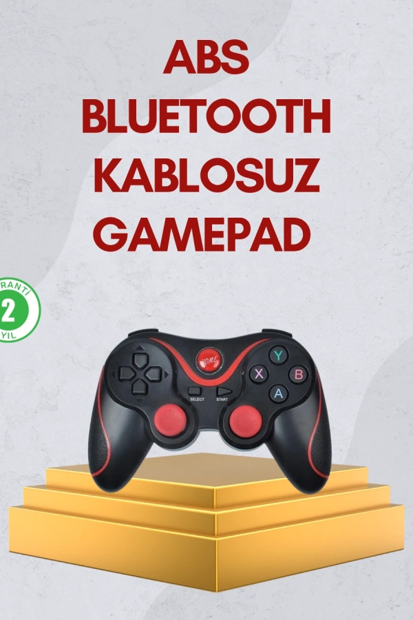 Ergonomik Tasarımlı Kablosuz Bluetooth Gamepad Titreşimli