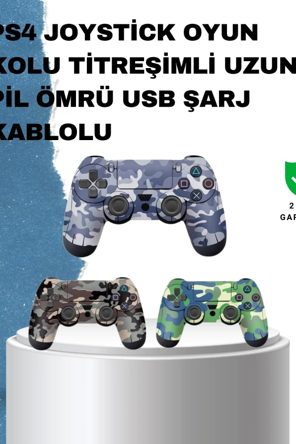 Ergonomik Tasarımlı Oyun Kolu – Hassas Tetikler ve Analog Stickler