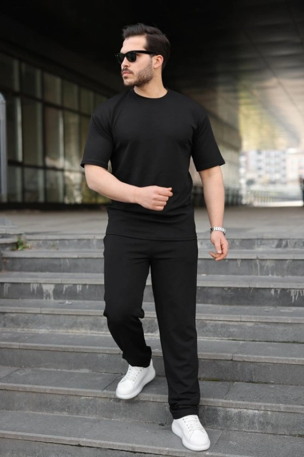 Erkek Alt Üst Krep İkili Takım