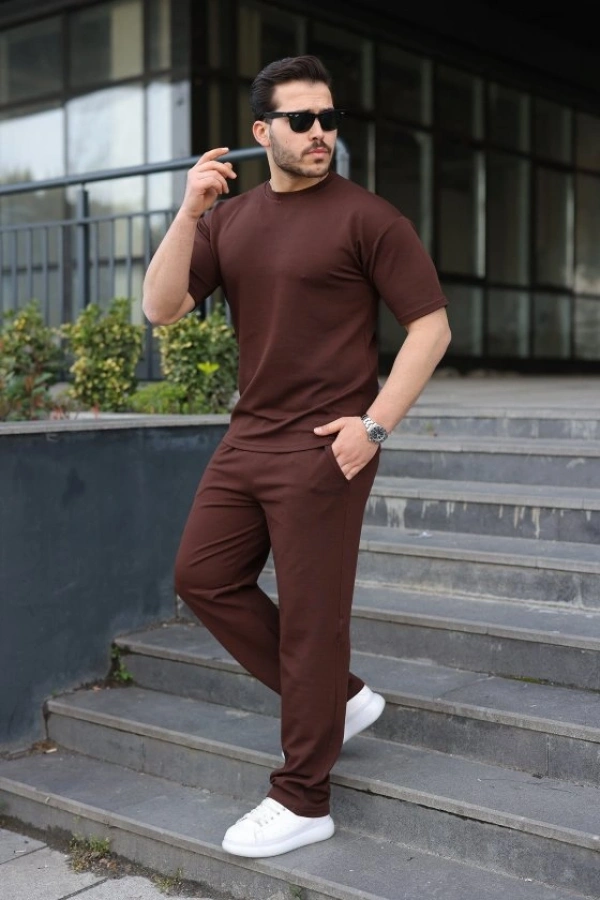 Erkek Alt Üst Krep İkili Takım