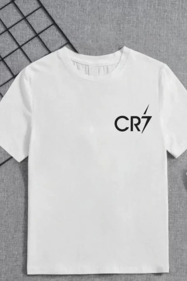 Erkek Çocuk Baskılı T-Shirt - Beyaz