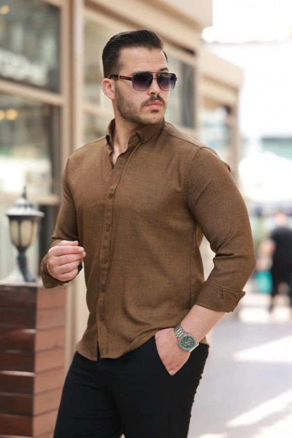 Erkek Uzun Kollu Gömlek