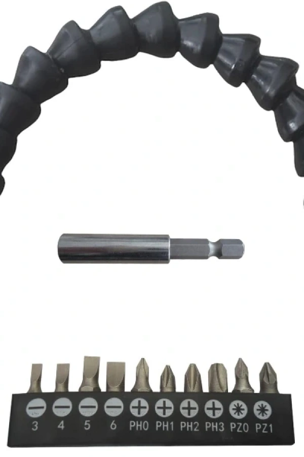 Esnek Şaftlı Tornavida Ucu Seti