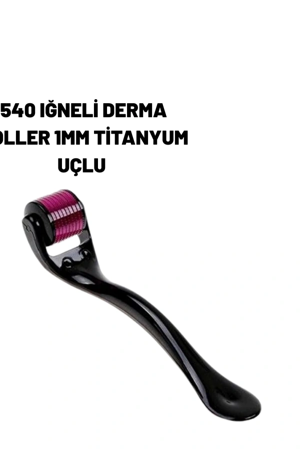 Ev Tipi Mikro İğneli Cilt Bakım Aleti – 1 mm Titanyum Roller