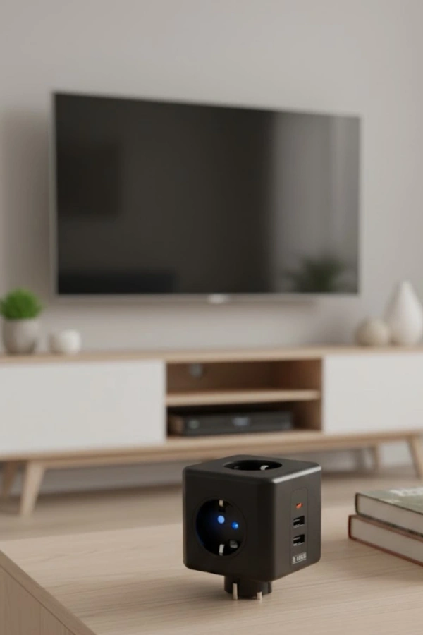Ev ve Ofis Kullanımı İçin Akım Korumalı USB Girişli Priz