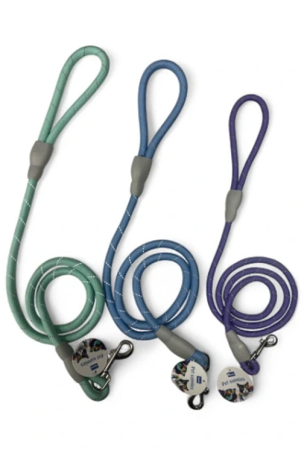 Evcil Hayvan Fitil Gezdirme Tasması 8 mm x 120 cm