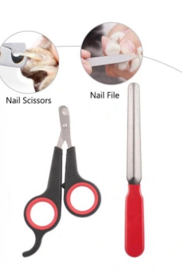 Evcil Hayvan Tırnak Makası ve Törpü Seti