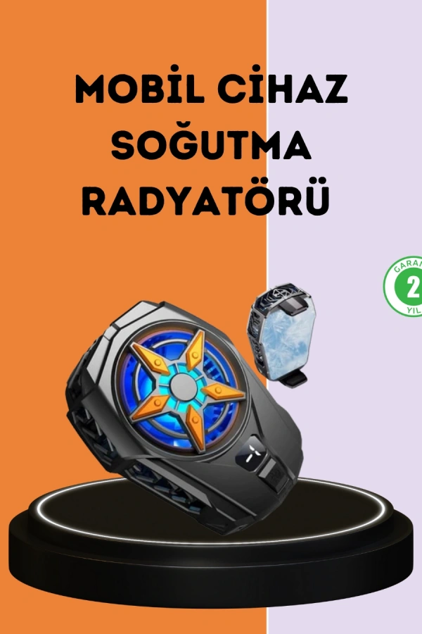 Evrensel Uyumlu Type-C Şarjlı Cep Telefonu Radyatörü