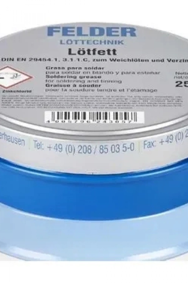 Felder Lötfett Lehim Pastası 250 Gr
