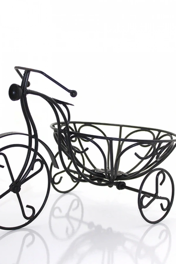 Ferforje Dekoratif Bisiklet Çiçeklik
