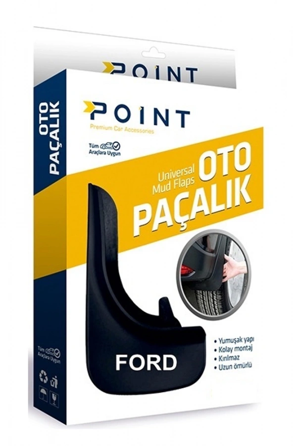 Ford Paçalık Tozluk Çamurluk Universal Siyah 2li