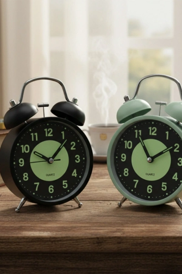 Fosforlu Metal Çalar Saat