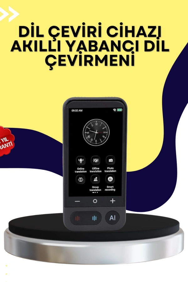 Fotoğraf Tanıma ve Konuşma Çevirili Akıllı Tercüman