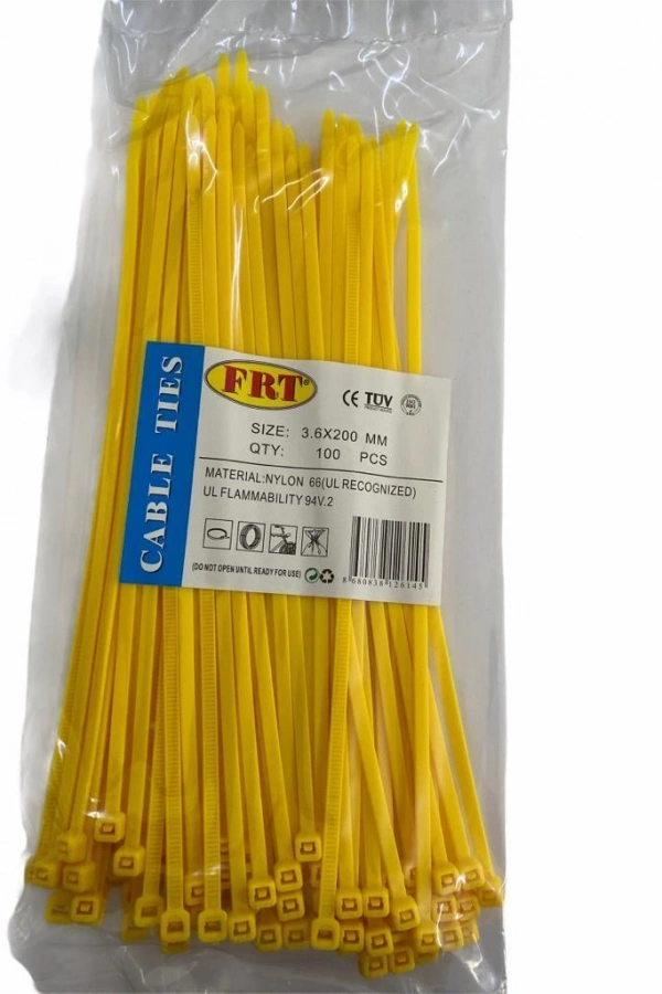 FRT Sarı 3,6X200 Kablo Bağı