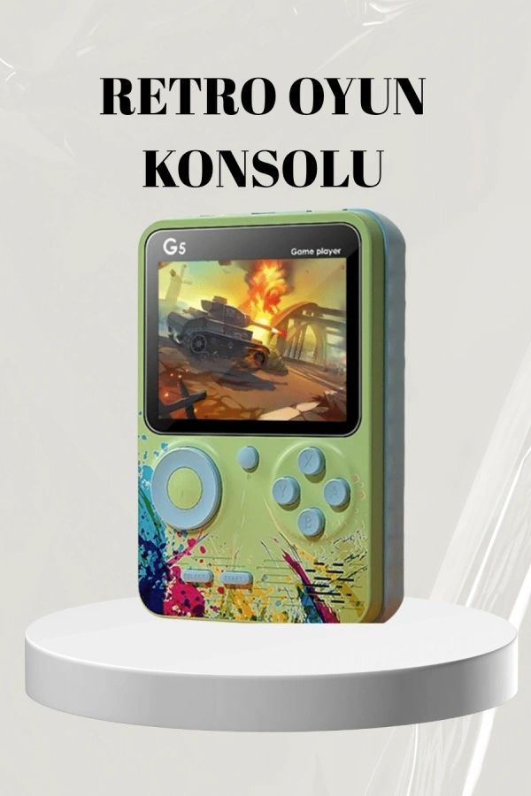 G5 Game Box Retro Mini Oyun Konsolu – 500 Dahili Oyun