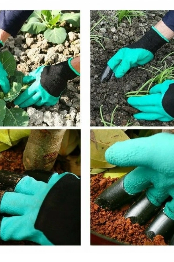 Garden Genie Gloves Toprak Kazma Bahçe Eldiveni