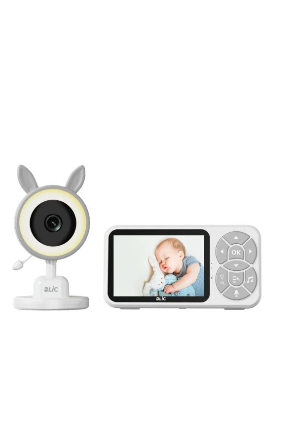 Gece Görüşlü Bebek Telsizi Besleme Hatırlatıcılı LCD Ekran