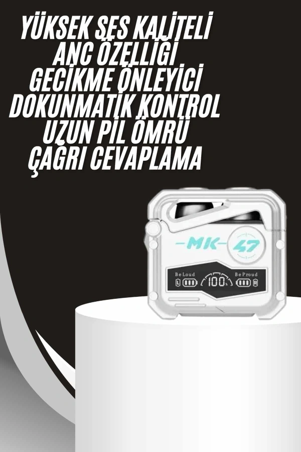 Gecikme Önleyici Kulaklığı Bluetooth Bağlantılı ANC Özelliği 5.0 Bluetooth