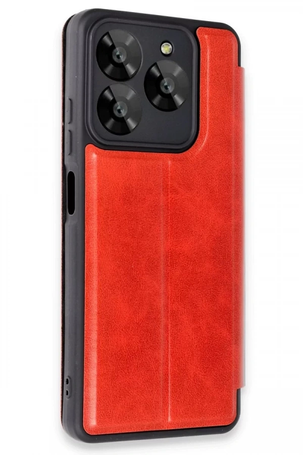 General Mobile Era 50 Kılıf Flip Cover - Kırmızı