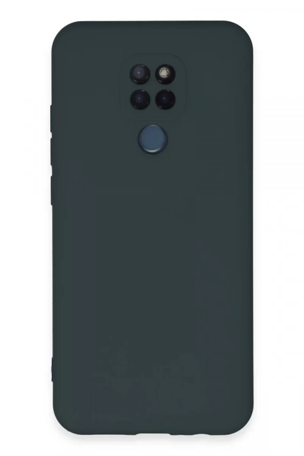 General Mobile GM 20 Kılıf Nano içi Kadife Silikon - Koyu Yeşil