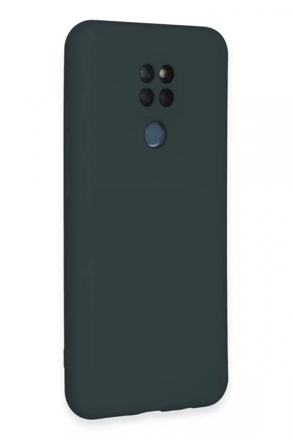 General Mobile GM 20 Kılıf Nano içi Kadife Silikon - Koyu Yeşil