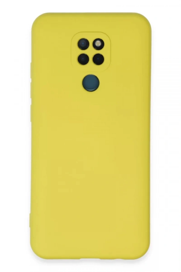 General Mobile GM 20 Kılıf Nano içi Kadife Silikon - Sarı