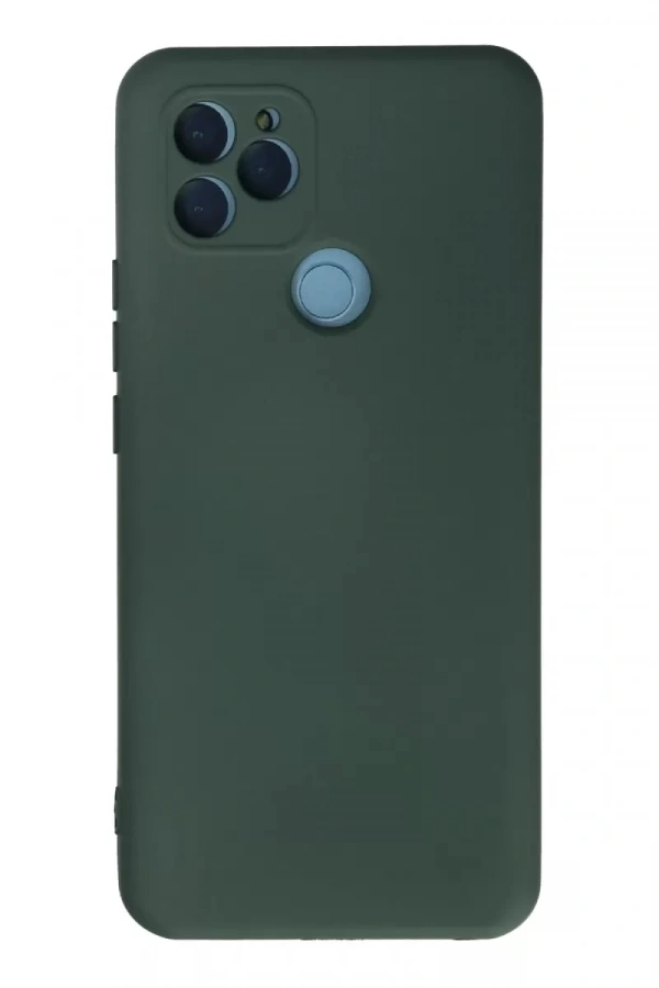 General Mobile GM 21 Kılıf Nano içi Kadife Silikon - Koyu Yeşil