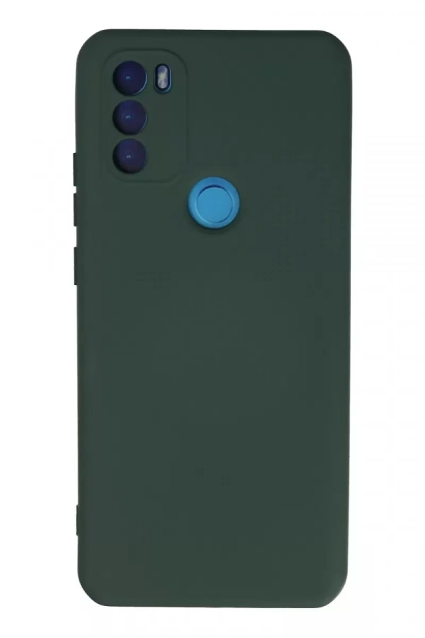 General Mobile GM 21 Plus Kılıf Nano içi Kadife Silikon - Koyu Yeşil