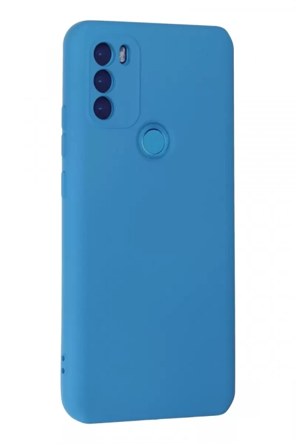 General Mobile GM 21 Plus Kılıf Nano içi Kadife Silikon - Mavi