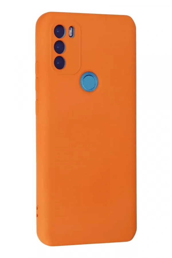 General Mobile GM 21 Plus Kılıf Nano içi Kadife Silikon - Turuncu