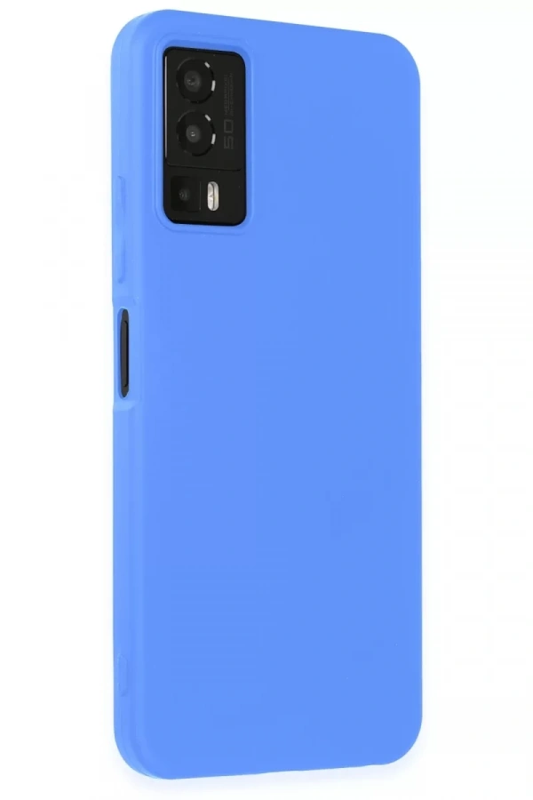 General Mobile GM 23 Kılıf First Silikon - Mavi