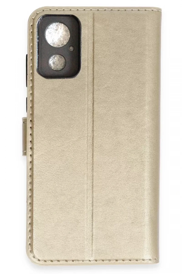 General Mobile GM 23 SE Trend S Plus Kapaklı Kılıf - Gold