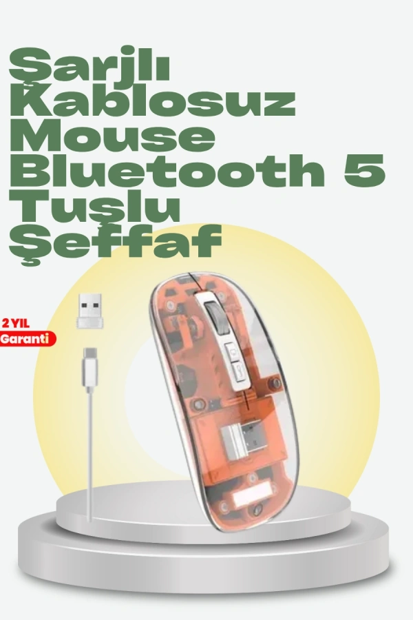 Geniş Uyumluluklu Kablosuz Fare – Windows, Mac, Linux Destekli