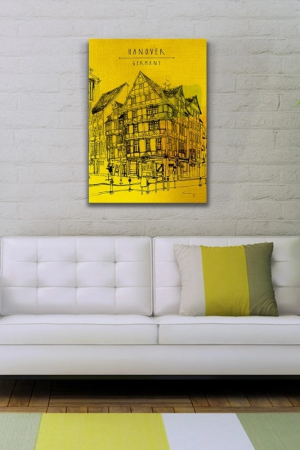 Germany Klasik Alman Mimarisi Kanvas Tablo 50 x 70