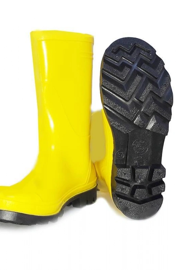 Gezer PVC Kısa Çizme Sarı 38 Numara