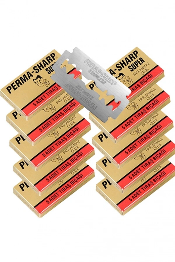 Gillette Perma-sharp 5li Traş Jileti 20 Paket