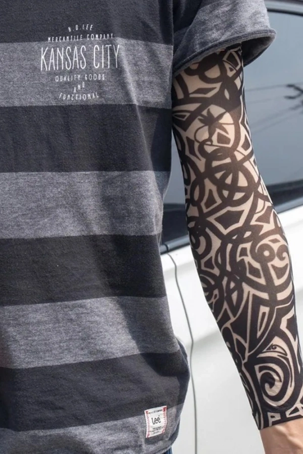 Giyilebilir 3D Baskılı Kol Bacak Dövmesi (2 Adet) Model 13