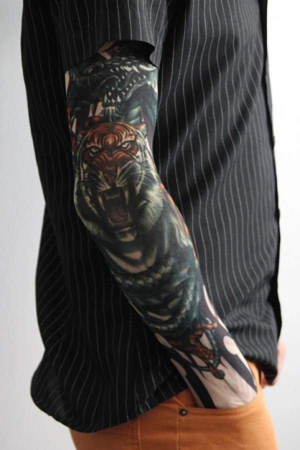 Giyilebilir Kol Ve Bacak Dövmesi 3D Baskılı 2 Adet Model 3