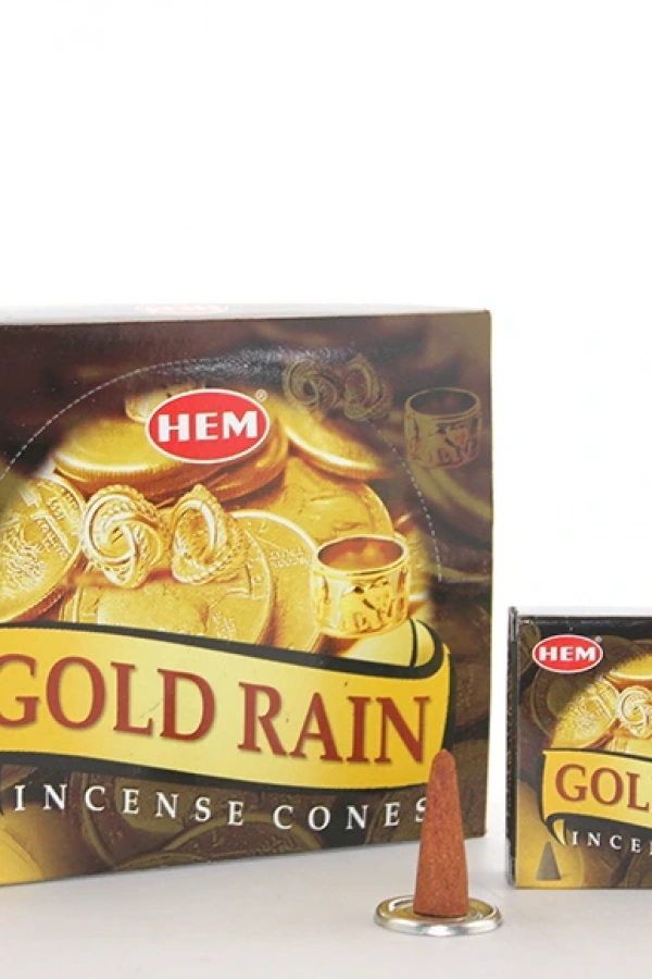 Gold Rain Aromalı Konik Tütsü