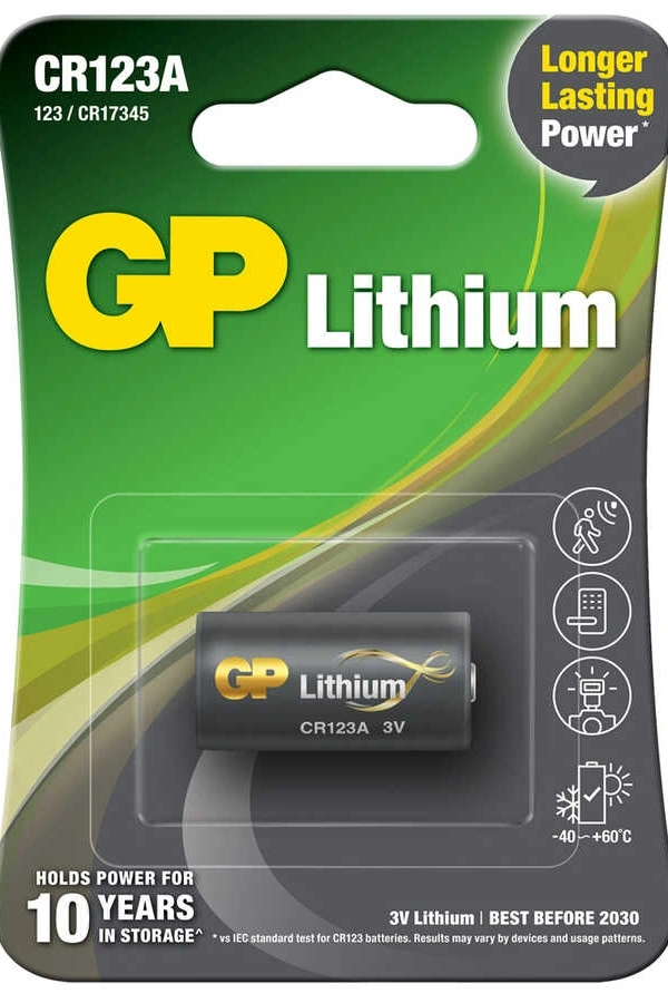 GP CR123A 3V Lityum Pil