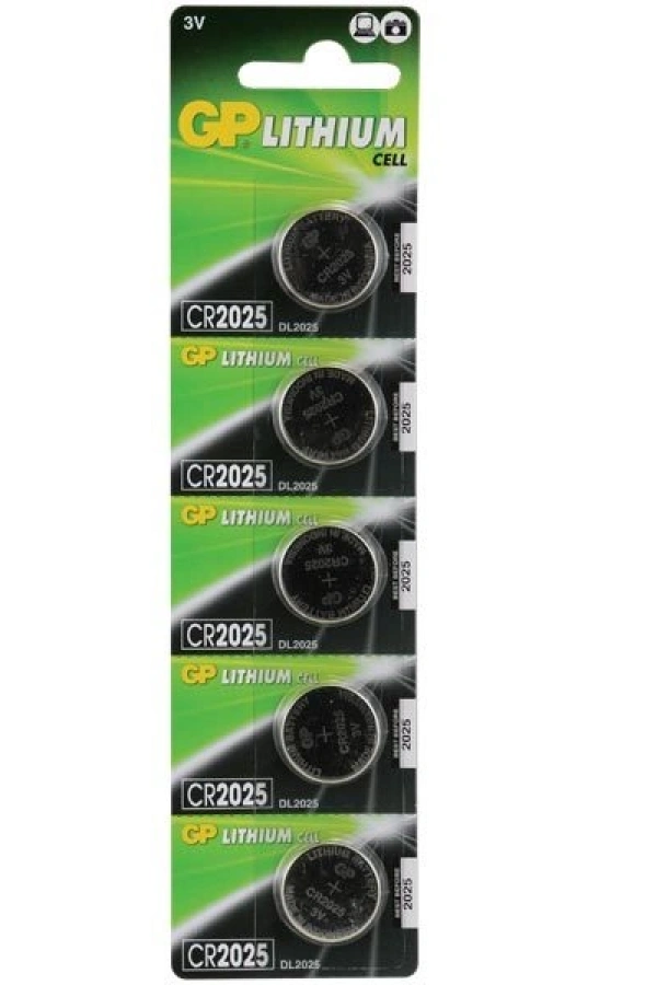 GP CR2025 3 V Lityum 5li Para Pil