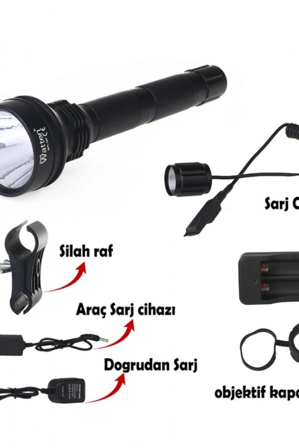 Güçlü Profesyonel Avcı Feneri Wt-147