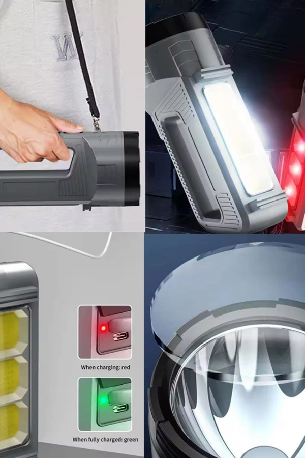 Güçlü Şarjlı Fener Masa Lambası Wt-603