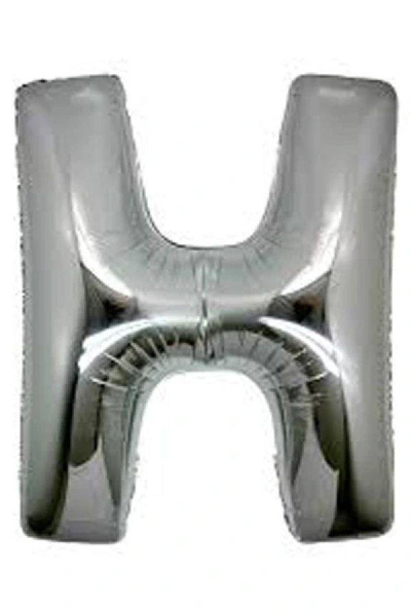 Gümüş Rengi Folyo Balon 1 Metre