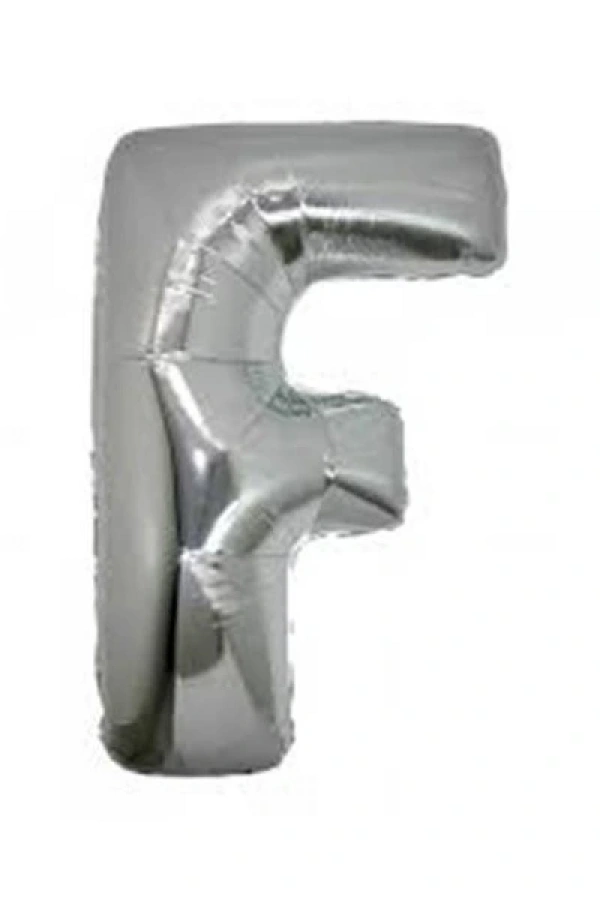 Gümüş Rengi Folyo Balon 1 Metre