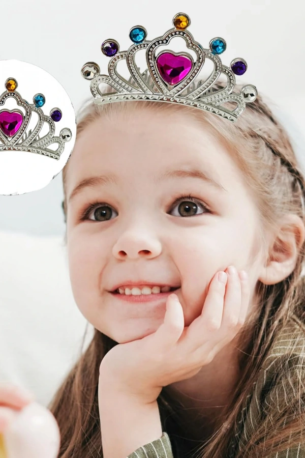 Gümüş Taraklı Prenses Tacı